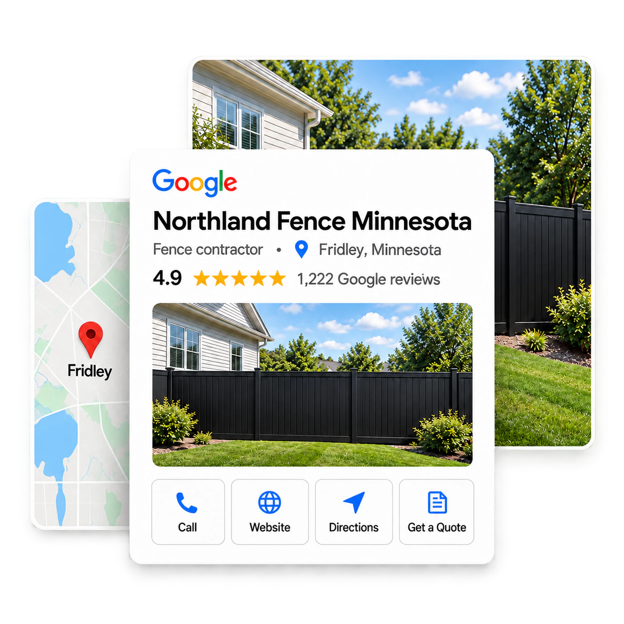 Northland Fence Google Business Profile